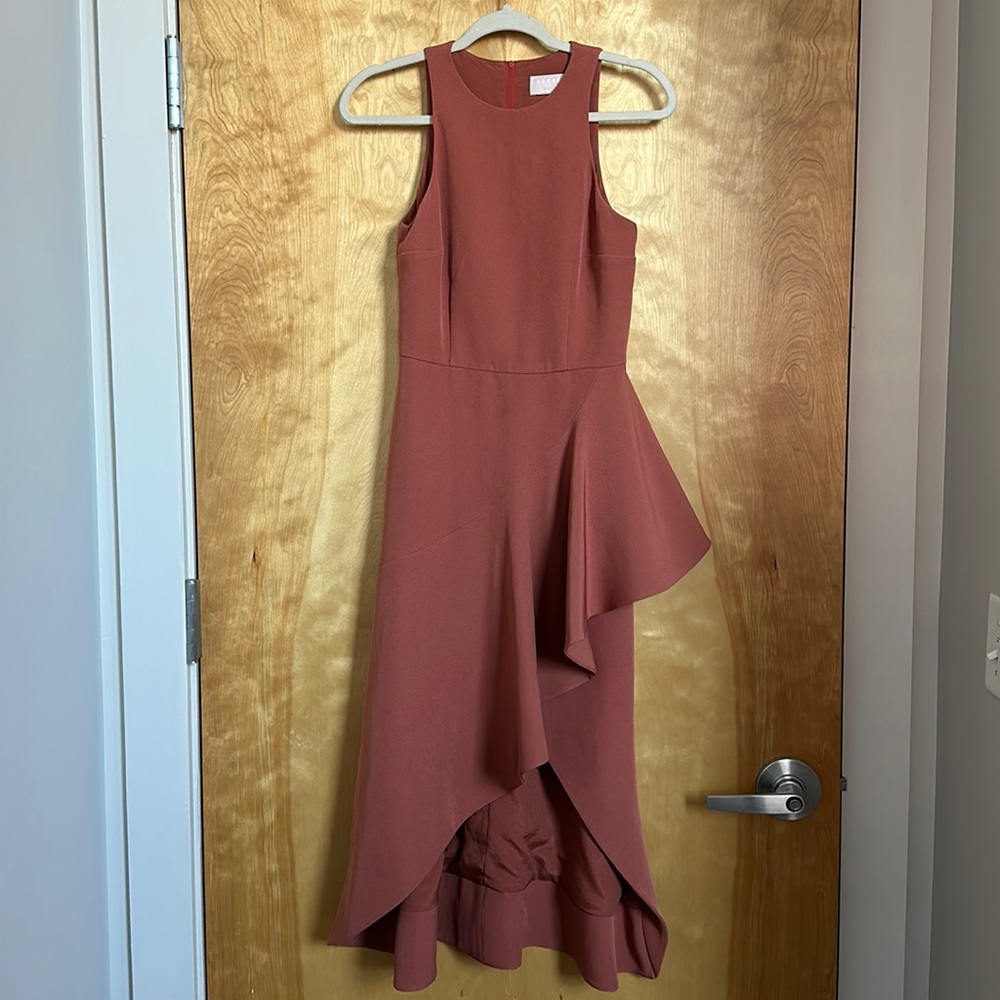 Keepsake midi ruffle dress